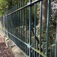 Did you know that park railings are painted a tone of green called “Invisible Green” so that they blend into the surroundings.