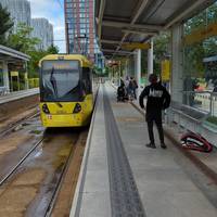 Start from MediaCityUK Metrolink station, served by trams from Manchester and other locations. There are also several bus stops nearby.
