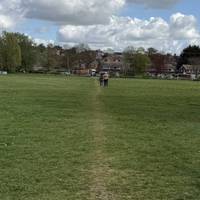 We chose the diagonal path across.