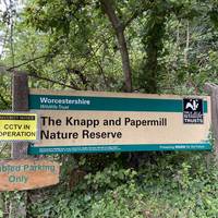 There is off-road parking just outside the Knapp and Papermill nature reserve. Facilities were closed during lockdown.