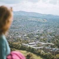 Enjoy the views over Marchmont and out towards the Pentland Hills