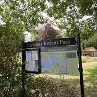 The words at the top of the sign (and name of the park) hold the first clue. Now, note down the 3rd letter of the first word. Got it? 📝