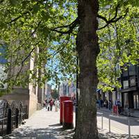 Turn left to walk up Bold St.