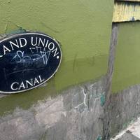 Top up on refreshments in the supermarket if needed. Otherwise turn left at the lights and you’ll reach this bridge over the canal.