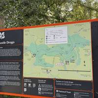 Let’s kickstart our route at the Castle Drogo car park and take a short wander down where you’ll find this map.