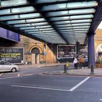 Cross over Camden Road for a great view of the abandoned bridge that will one day host a green walk between Camden and King’s Cross.