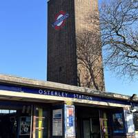 Exit Osterley station (step free access available) on the Piccadilly line and turn right onto Great West Road.