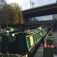 We wandered along the canal admiring boats and how place intersects with modern architecture. 