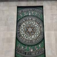 Don’t miss the grand-looking mosaics on the left.