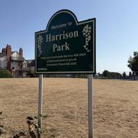 Harrison Park was donated to the public for recreation by the Harrison family in 1896 in memory of their parents.