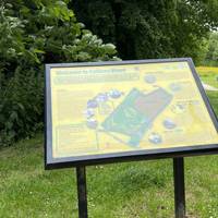 Look out for the sign on the right for more information. Did you know coal has been mined in this area for 700 years?