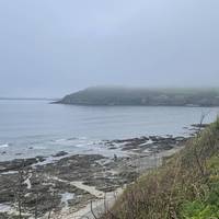 Starting point of your coastal walk is Gyllyngvase beach in Falmouth, Cornwall