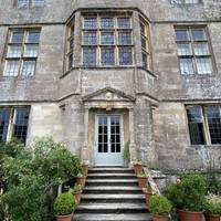 On the left is this rather grand house and former hunting lodge.