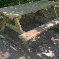 Take a seat at the bench if you need a breather.