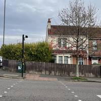 Then turn left to cross Muller Road. Turn right on the opposite side to stay on Muller Road.