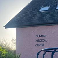 Our walk starts at Dunbar Medical Centre