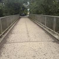 Then a larger bridge across part of the Thames.