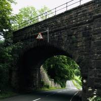 From Hathersage Station, head out onto Station Road & turn left, passing under the railway bridge