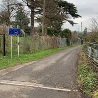 This is a private road but you can walk down it to get to the River Avon. 