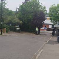 Head down Montenotte Road. Take path to left of school gates