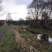 Follow the path with North Calder Water on your left and Monkland Canal on your right
