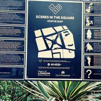 Inside Leicester Square gardens you’ll find some famous faces from the screen, see how many you can find.