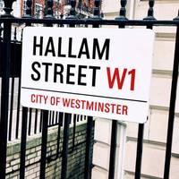 Head along Hallam Street, admire the stunning buildings and keep your eyes peeled for Blue Plaques.