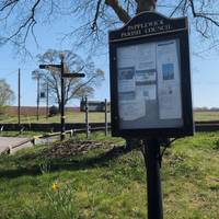 Starting at the papowick parish council sign at the entrance to papplewick hall there is a bench here too if you need a moment