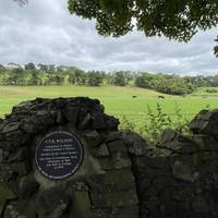 Look out for a plaque for Charles Thomson Rees Wilson, inventor of the cloud chamber, towards the end of the path.