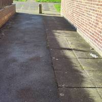 Down this little gennel/ginnel/snicket between the houses