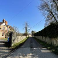 This is another small lane with no pavement.