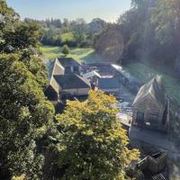 Look left to see the Westonbirt Woodworks where students can learn green woodworking skills and furniture making 🪑. Learn more below.