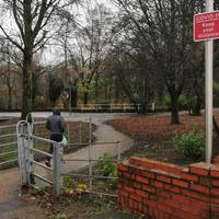 Take the next right - a broad path signposted as the Bridgewater Way.