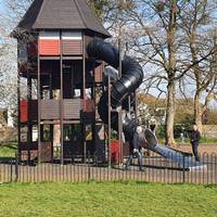 You can find a great adventure playground for kids with a separate space for the younger and older ones.