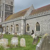 The 14th & 15th century church’s big claim to fame is the impressive 132 feet high tower that dominates the landscape