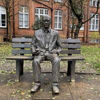 There is a statue dedicated to Alan Turing OBE here. It celebrates his life as the creator of modern computing.