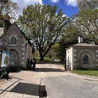 Enjoy the dappled light as you enter the Park gates.