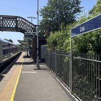 Exit Liss railway station.