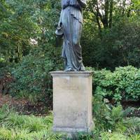 Just after the bridge, take a moment to view the beautiful statue of Rebecca at the Well.