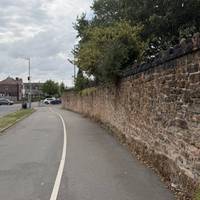With the car park behind you, turn right onto Appleton Village Road.