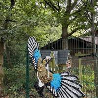These Halewood animals have been made from recycled plastic bottle tops