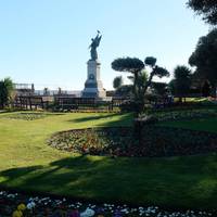 As you reach the top, on your left you’ll notice Clacton’s Garden of Remembrance.