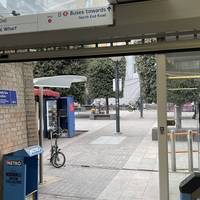 Exit the station towards Townmead Road.