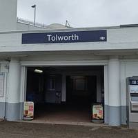 Start at Tolworth station.