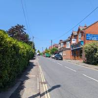 Continue along Station Road.