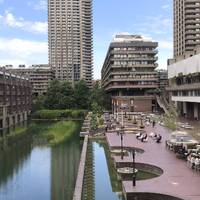 Take in the views of the Barbican fountains. They play an essential part in aerating the lake, allowing the fish to survive!