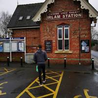 Start from Irlam Station car park near the accessible spaces.