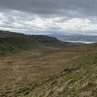 With every bit of altitude you gain, the wider the view over the Ardnamurchan Peninsula and beyond.