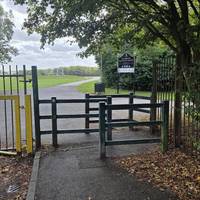 Enter Halewood Doorstep Green from Blackburn Drive
