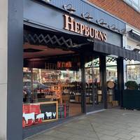 Hepburns, an award winning butchers selling meats & savoury pies, plus other items to pair it with.